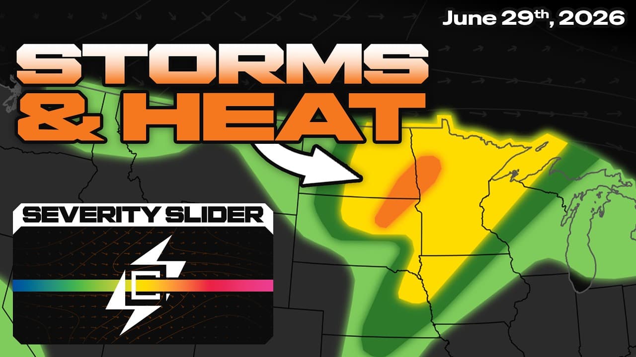 STRONG TORNADO possible tonight and EXTREME HEAT tomorrow...